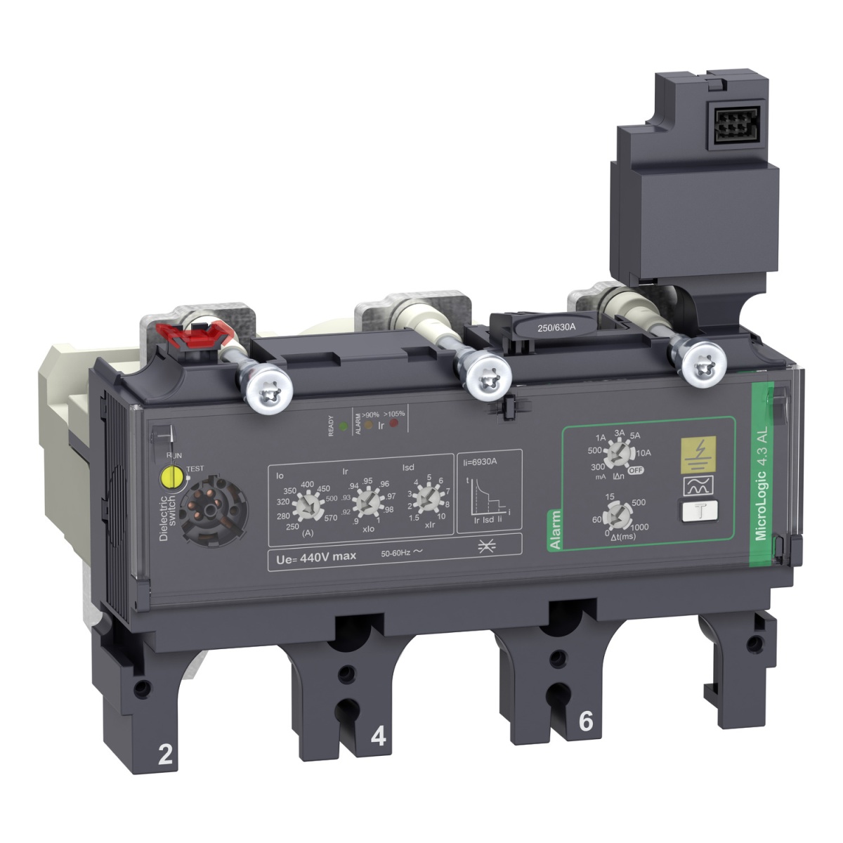 ComPacT DISPARADOR NSX630 CA 3P3D 570A 4.3AL