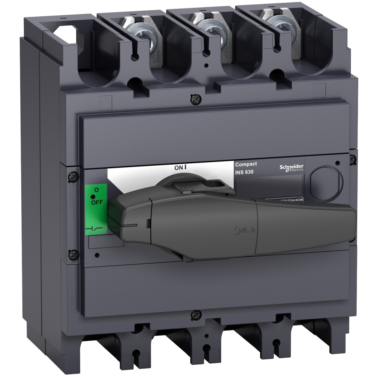 interruptor seccionador Interpact INS500 - 500 A - 3 pólos