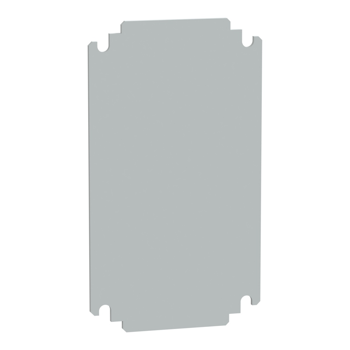 Insulating mounting plate for enclosure H300xW200mm made of polyester