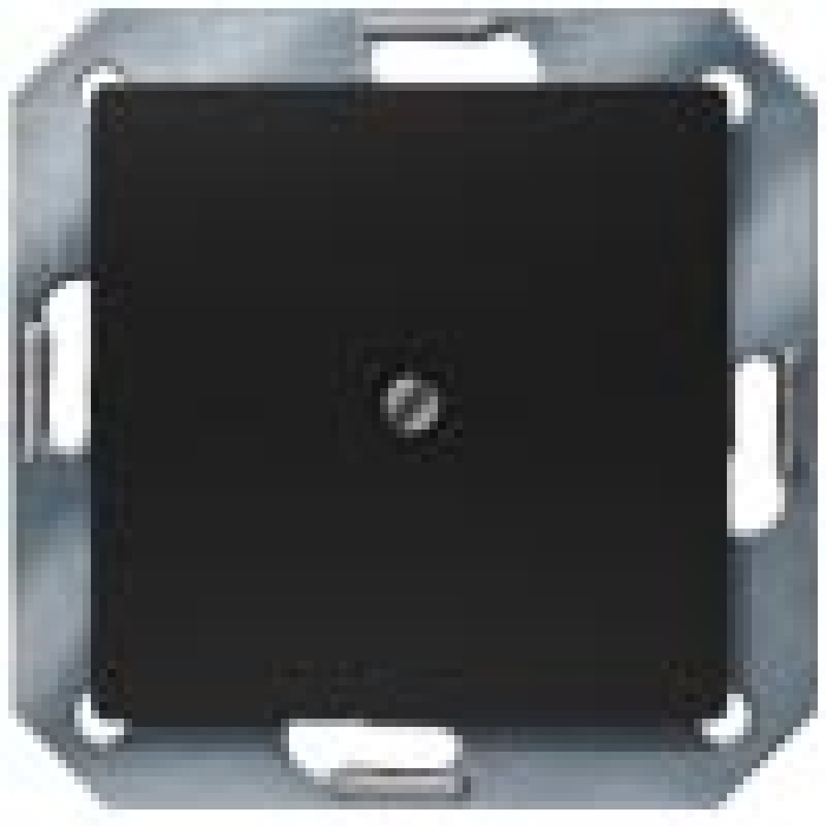 DELTA i-system soft black blanking plate, 55x 55 mm