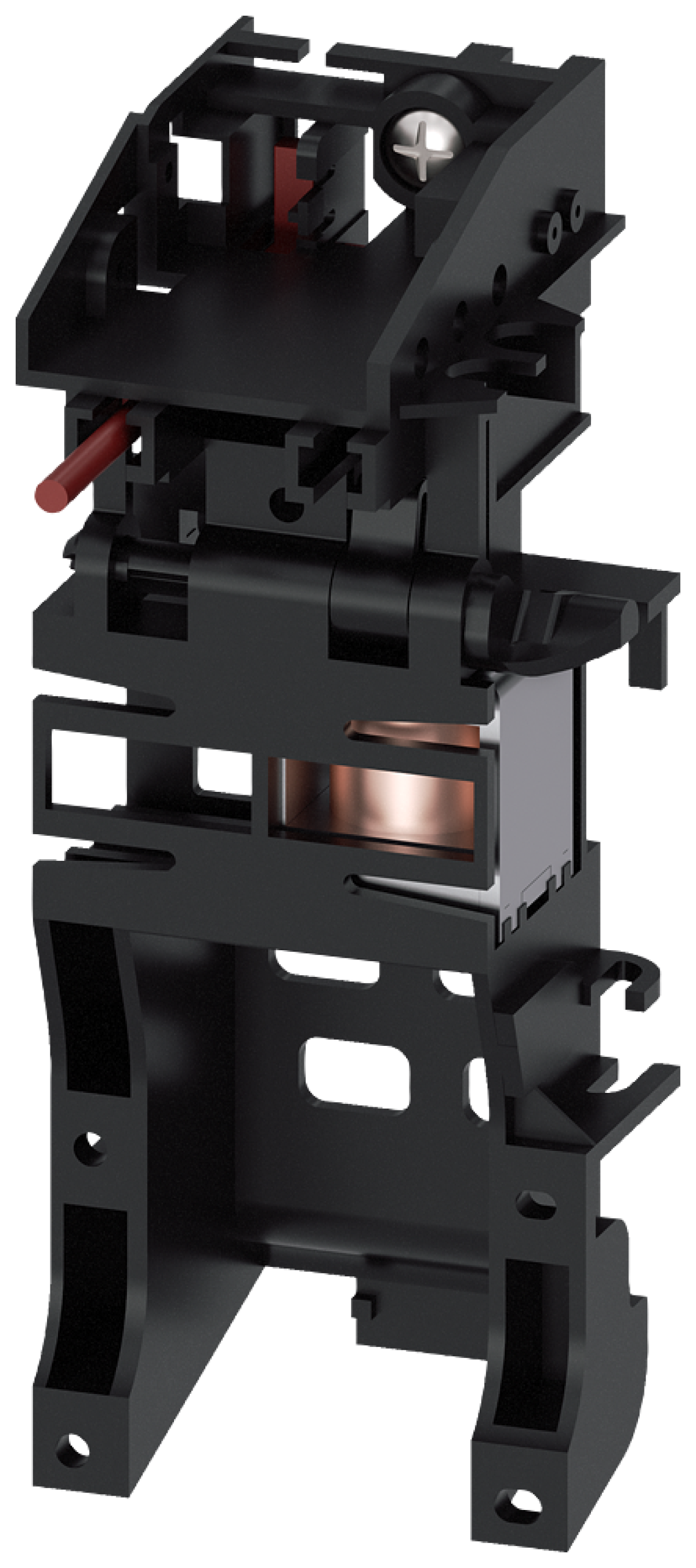 ETU holder with tripping coil F5 and reclosing lockout