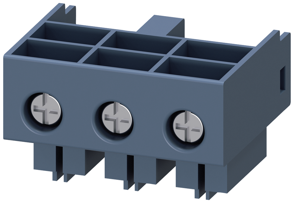 Main circuit terminals incoming and outgoing side connection main circuit