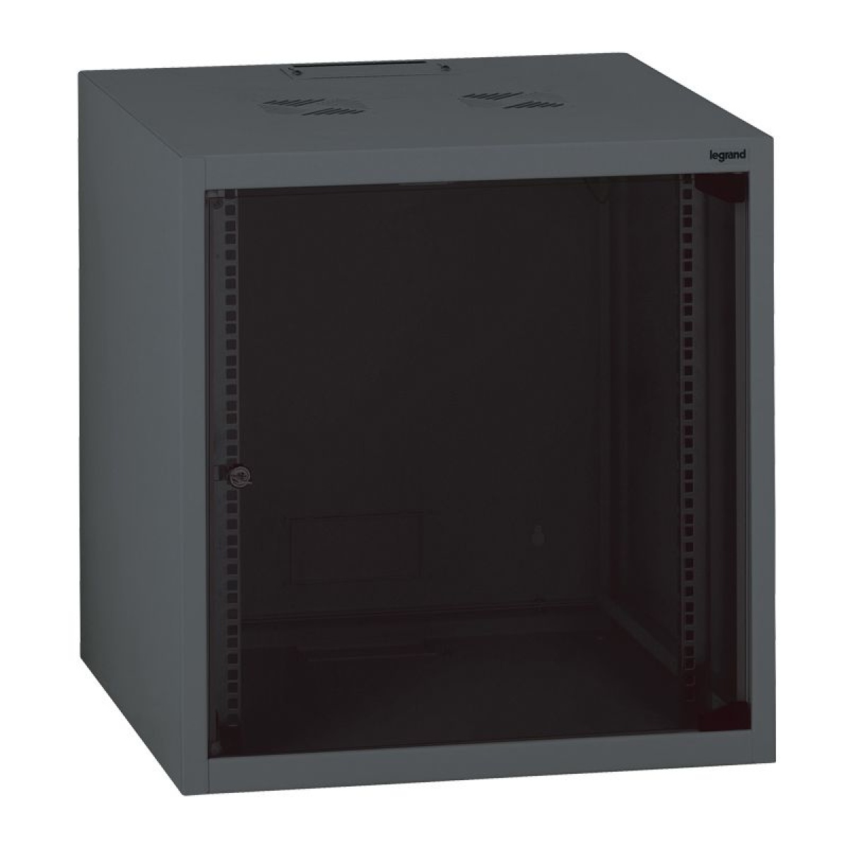 Quadros murais 19" Linkeo - RAL 7016 - 12U - 600 mm larg. - 600 mm prof
