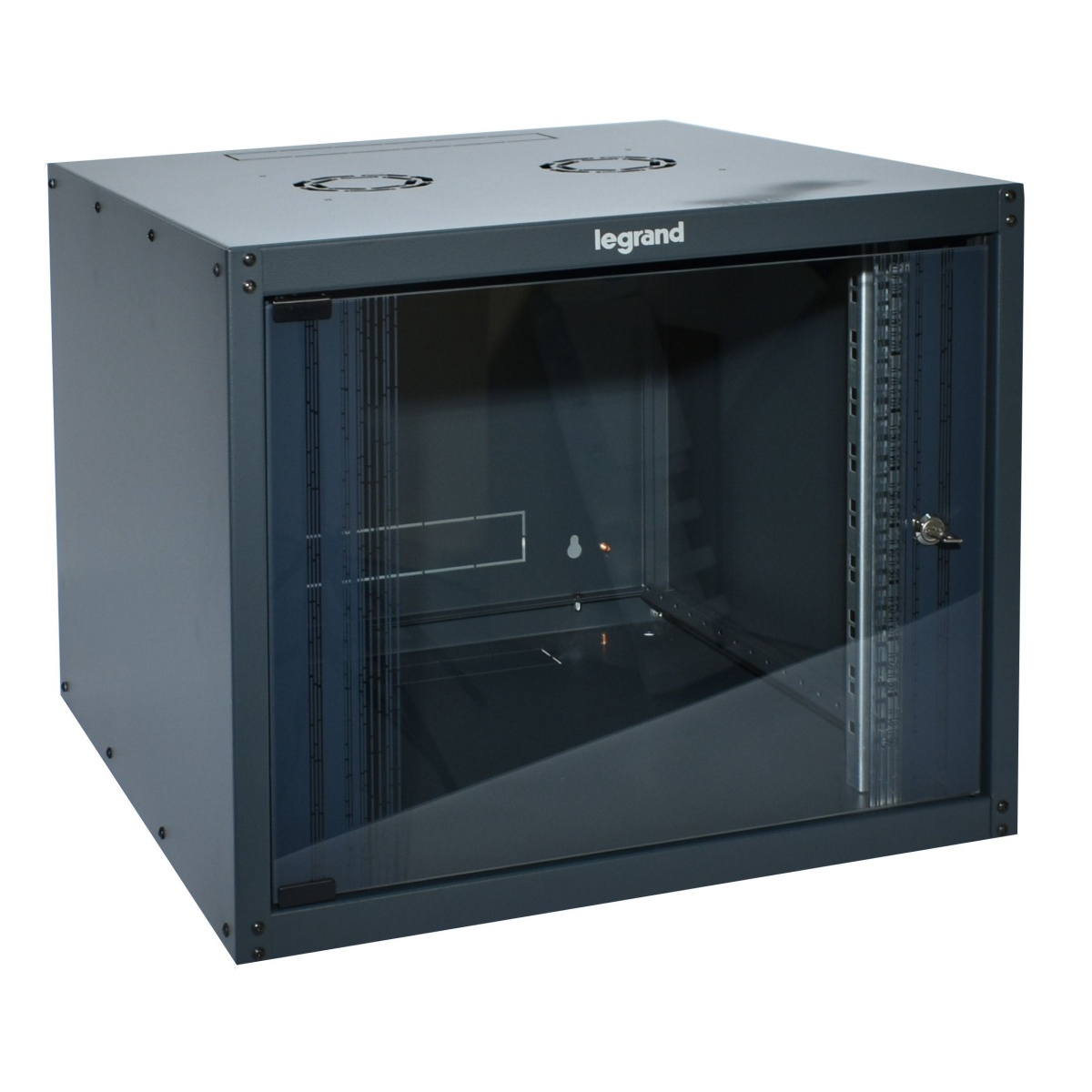 Quadros murais 19" Linkeo - RAL 7016 - 18U - 600 mm larg. - 600 mm prof