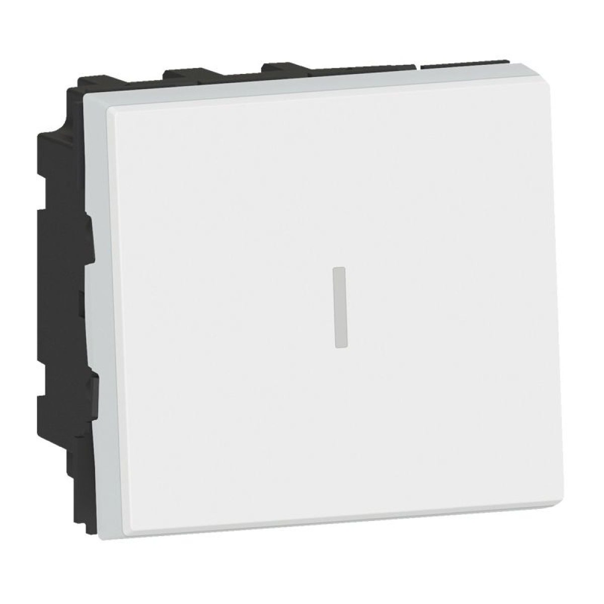 Mosaic - Inversor de grupo 10AX-250V- ligad.de parafusos - 2 módulos - branco