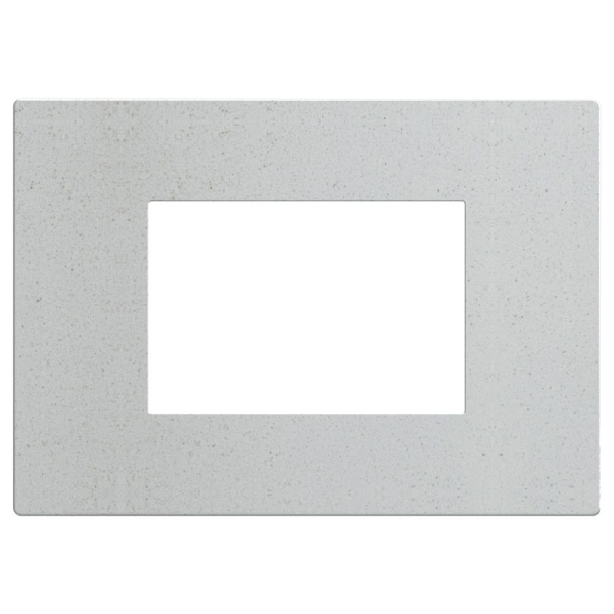 Light Now - Quadro de acabamento - 3 módulos  - White Mica
