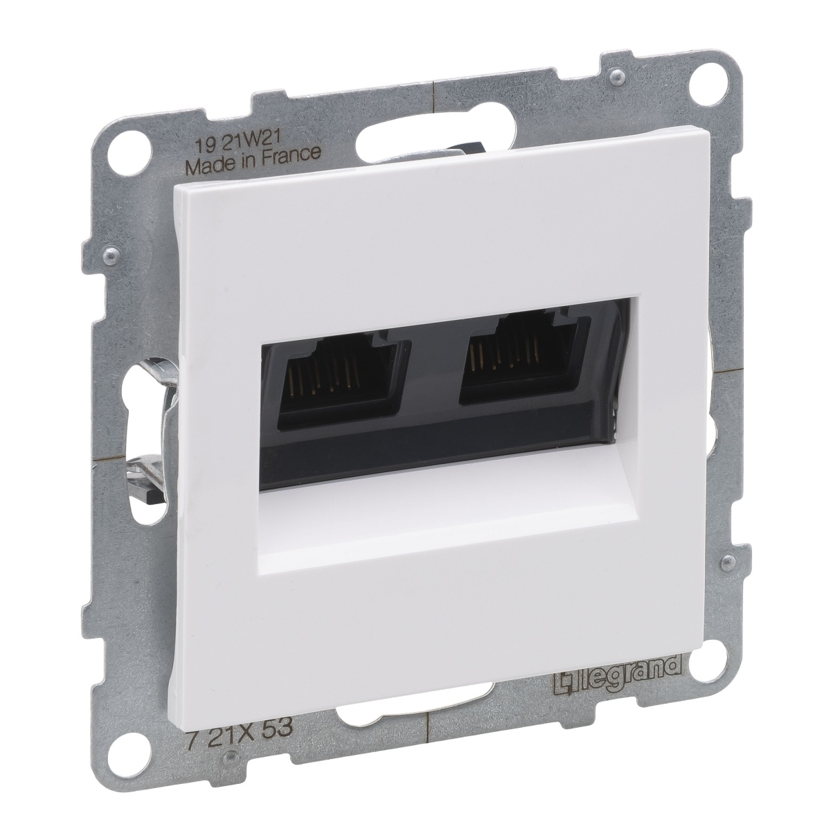 Suno - Tomada dupla 2 x RJ45 cat. 6 - UTP, Branco