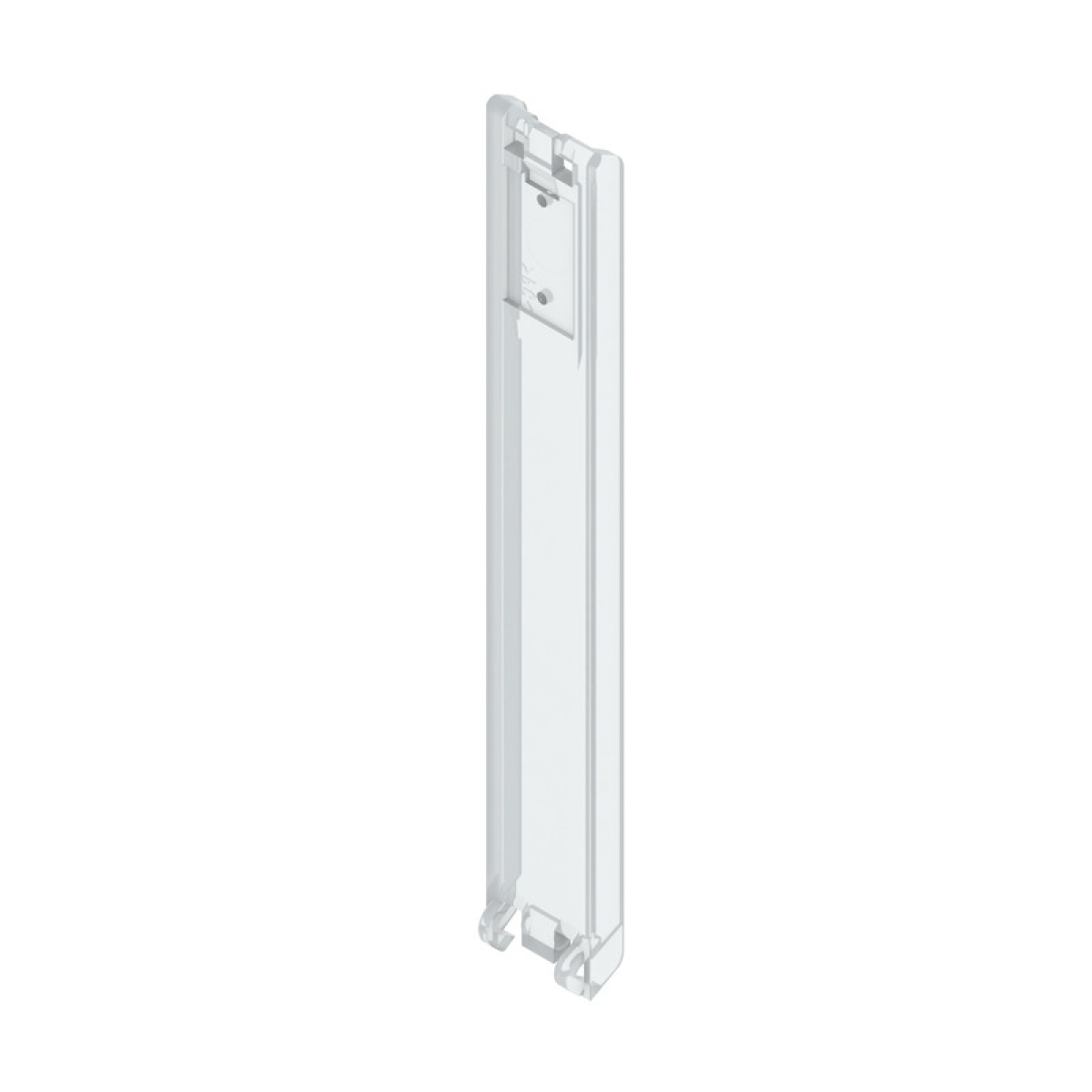 Flip cover Modular housing, Width 12.5 , Plastic, Transparent