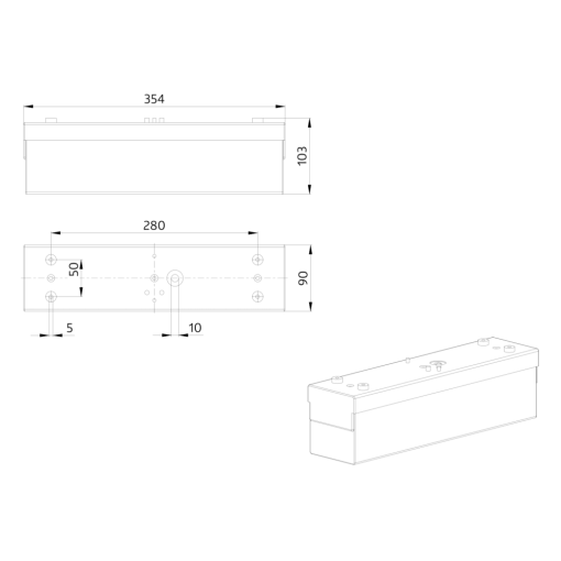 BEG 7314 2DN14Kombi-GL iluminação de emergência