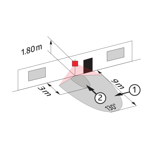 BEG 91400 AL1 130 Branco Wall light