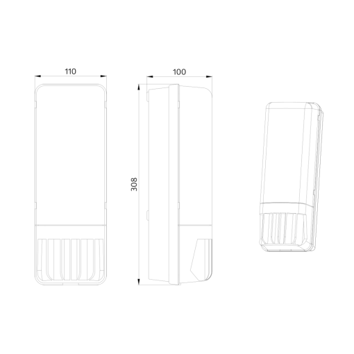 BEG 91400 AL1 130 Branco Wall light