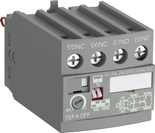 TEF4-OFF Frontal Electronic Timer