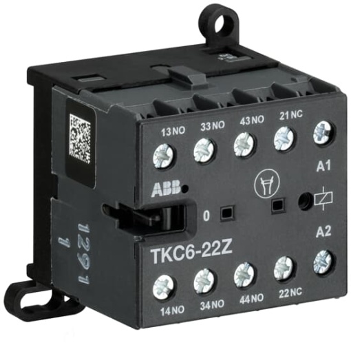 TKC6-22Z-51Mini Contactor Relay17 ... 32 V DC2NO2NCScrew Terminals