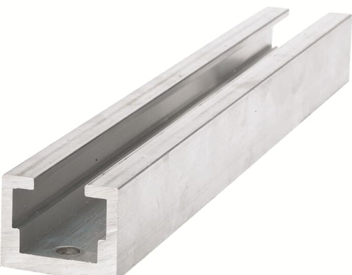 C profile rails, 32 mm x 495 mm x 25 mm