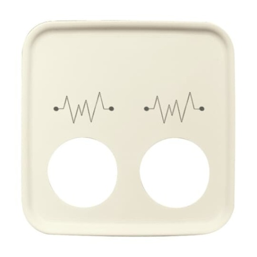Cover plate white  BuschDuro 2000 SI