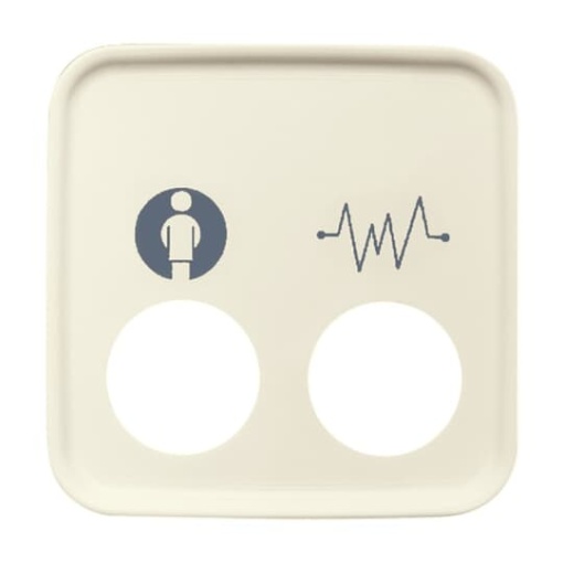 Cover plate white  BuschDuro 2000 SI