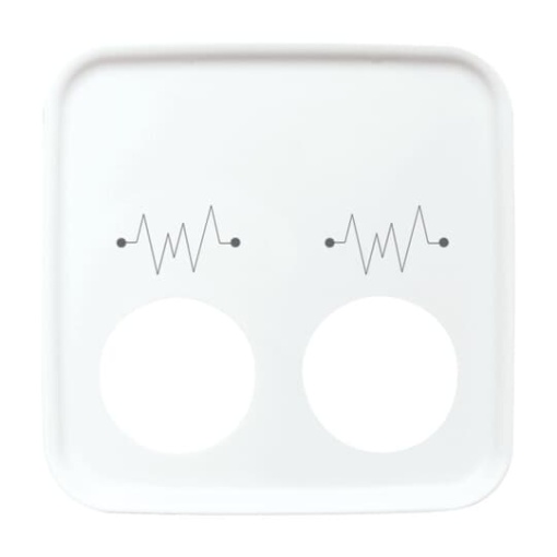 Cover plate alpine white  Reflex SI