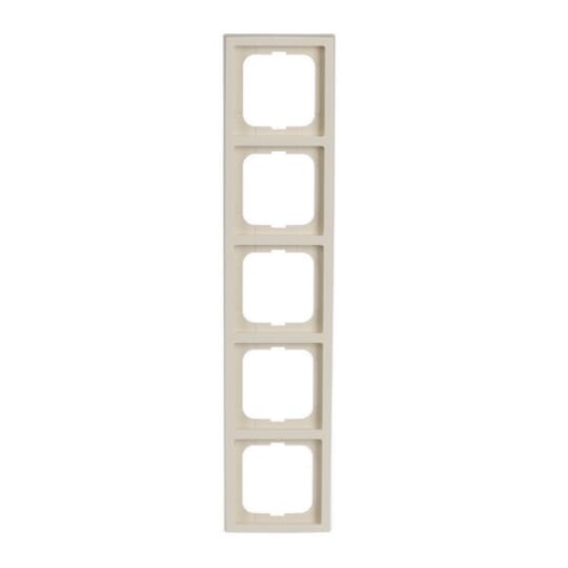 Cover frame 5gang ivory white  future