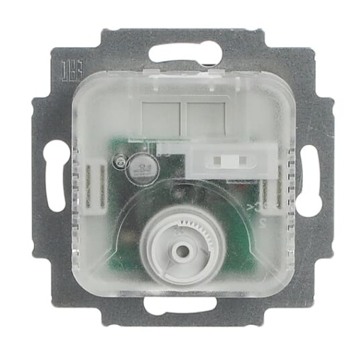 Room thermostat insert with Resistance sensor with Nightly reduction Turn button 230 V AC Normally Open NO