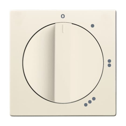 Cover plate with legend Symbol 0123 for Level switch Turn button ivory white  Platform 63