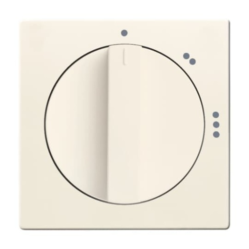 Cover plate with legend Symbol 123 for Level switch Turn button ivory white  Platform 63