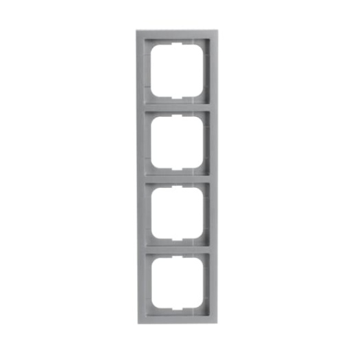 Cover frame 4gang aluminium silver  future linear