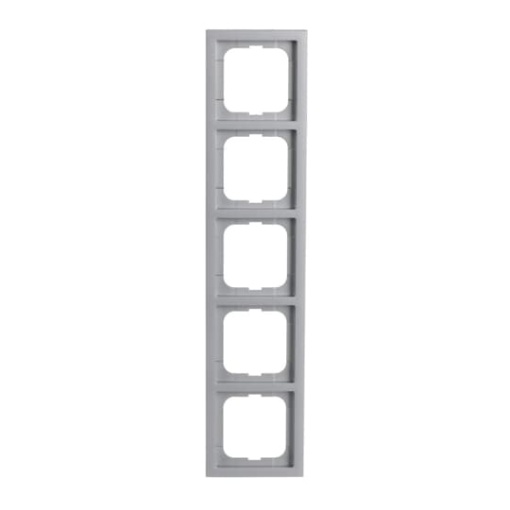 Cover frame 5gang aluminium silver  future linear