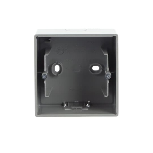 Mounting Box 1 gang aluminium silver  future linear