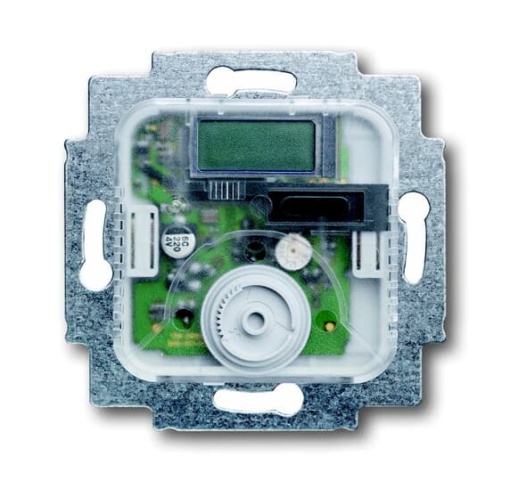 Room thermostat insert with Resistance sensor with Nightly reduction Turn button 24 V AC Normally Open NO