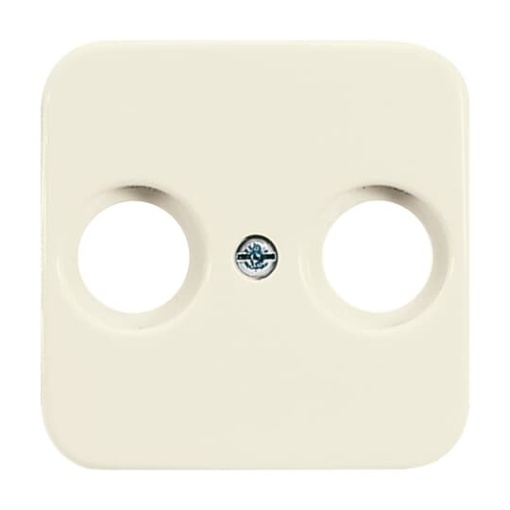 Cover plate Antennasatellite technique 2 gang white  BuschDuro 2000 SI