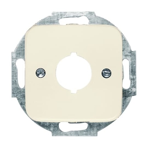 Cover plate Bore hole 1 gang white  BuschDuro 2000 SI