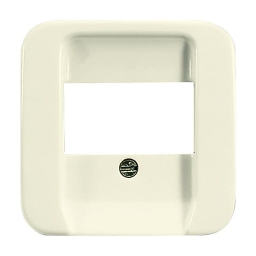 Cover plate TAE 1 gang white  BuschDuro 2000 SI