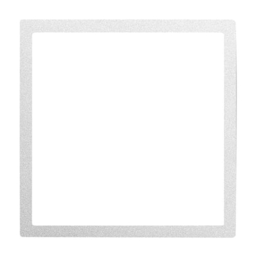 Cover BuschInfolicht aluminium silver  impuls