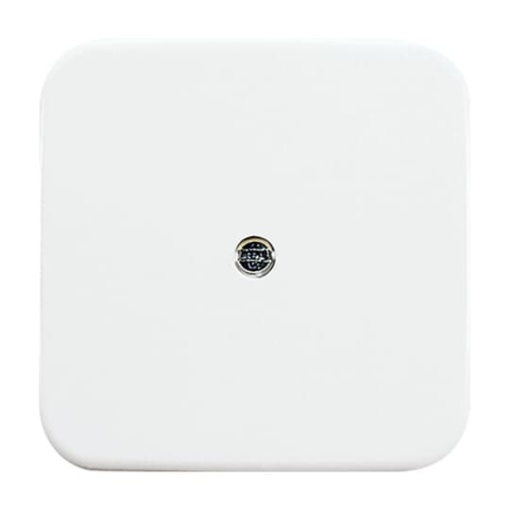 Cover plate BuschInfoline telephone connector boxes VDo alpine white  Reflex SI