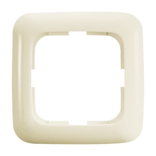 Cover frame 1gang white  BuschDuro 2000 SI