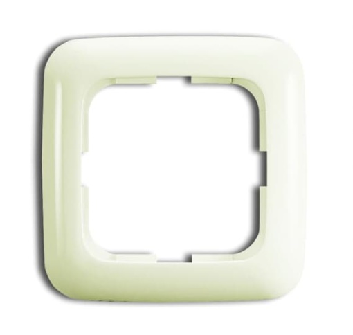 Cover frame 1gang white  BuschDuro 2000 SI