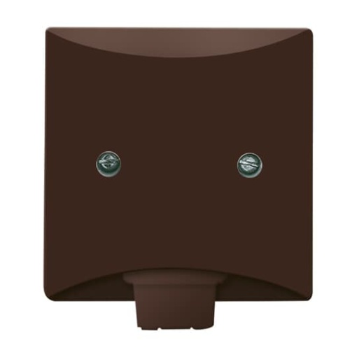 Cover plate Cable outlet brown  Allwetter 44 IP 44
