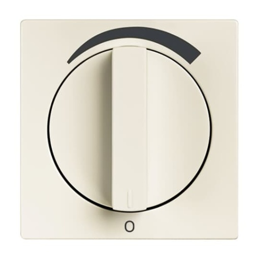 Cover plate with legend Level switch Turn button ivory white  Platform 63