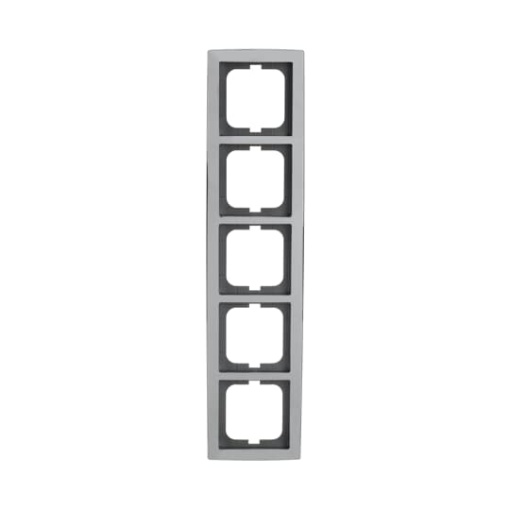 Cover frame 5gangs chrome gloss  solo