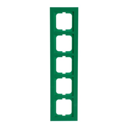 Cover frame 5gang green  Buschaxcent