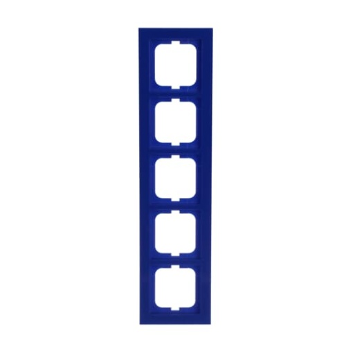 Cover frame 5gang blue  Buschaxcent