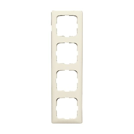Cover frame 4gang white  BuschDuro 2000 SI Linear