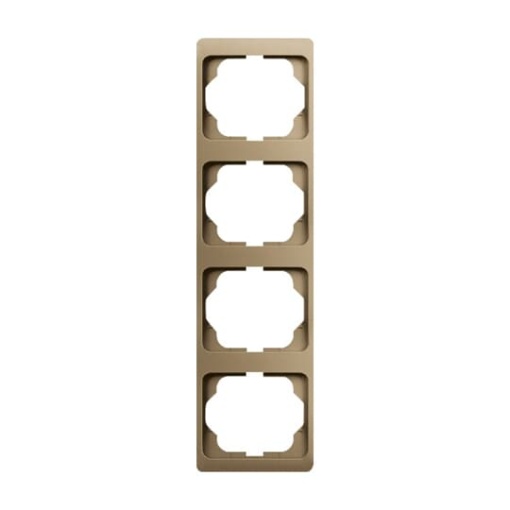 Cover frame 4gang bronze  alpha exclusive