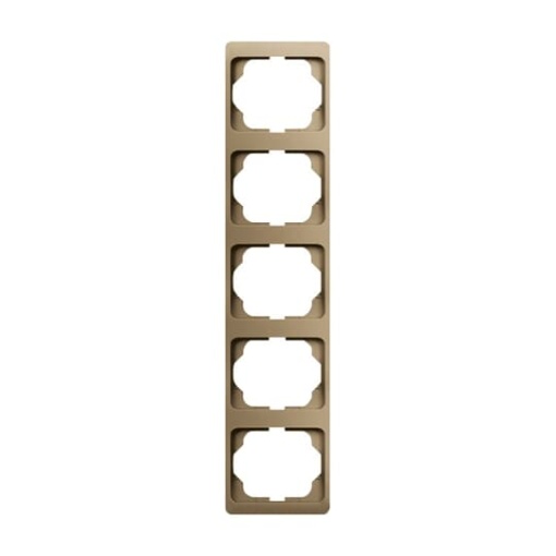Cover frame 5gang bronze  alpha exclusive