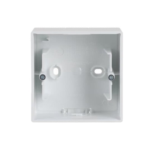 Mounting Box 1 gang studio white matt  future linear