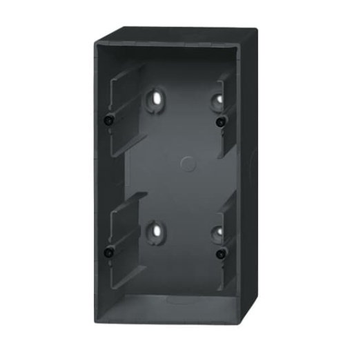Mounting Box 2 gang black matt  future linear