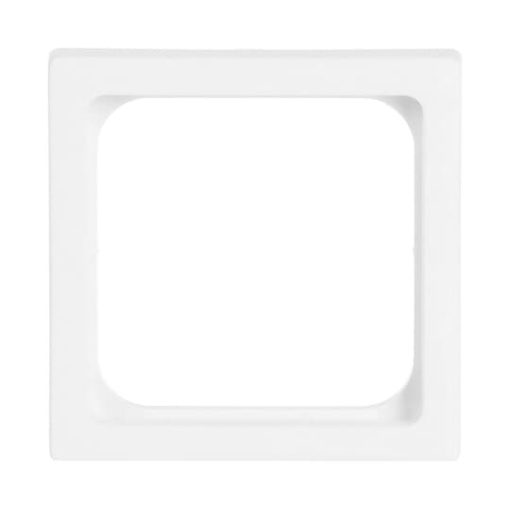 Cover plate Telecommunication inserts 50 x 50 mm studio white matt  Platform 63