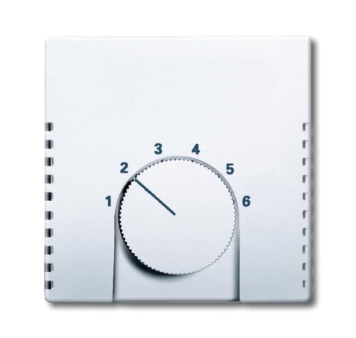 Cover Plate for Thermostat Turn button studio white matt  63x63
