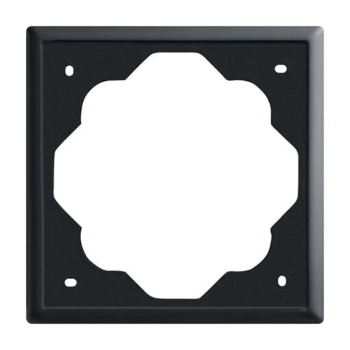 Cover frame 1gangs black matt  impuls
