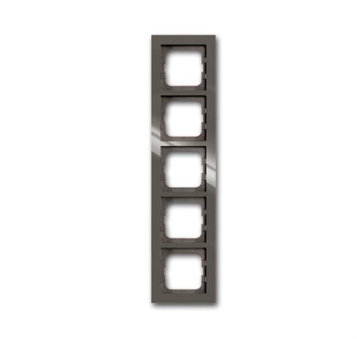 Cover frame 5gang entrée grey  Buschaxcent